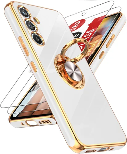 Vista 63 de LeYi Funda para iPhone XR: con Protector de Pantalla de Vidrio Templado [Paquete de 2] Soporte de Anillo Giratorio de 360°, Soporte Magnético