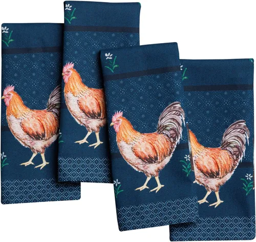 Vista 122 de Maison d' Hermine - Juego de 4 servilletas 100 % de tela de algodón lavable, decorar o regalar, hogar, cocina, comedor, fiestas de cóctel