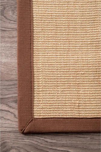 Vista 6 de nuLOOM Orsay - Alfombra casual de sisal, 2 pies 6 pulgadas x 14 pies, marrón