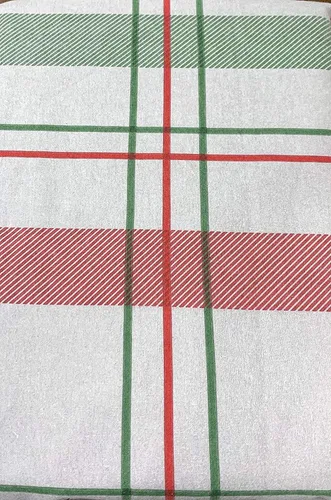 Vista 4 de Royal Tradition Juego de ropa de cama de franela pesada de 7 piezas, tamaño Queen, estampado a cuadros