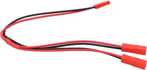 Vista 7 de Dilwe Cable de conector de enchufe RC JST, portátil JST macho hembra Y Cable 1 hembra a 2 macho adaptador paralelo cable cable para RC coche avión