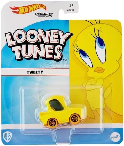 Vista 4 de Hot Wheels Carros de personajes a escala 1:64 Looney Tunes (Bugs Bunny 2/7)
