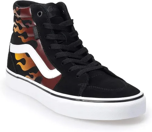 Vista 3 de Vans Tenis Filmore High Top unisex - Tablero de ajedrez Lavendar para mujer y hombre
