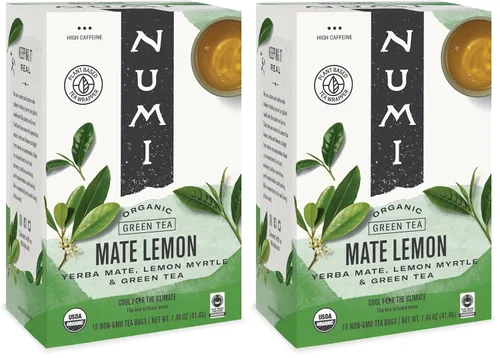Vista 14 de Numi Té Orgánico de Arroz Tostado Matcha, 100 Bolsas de Té Matcha, Sabroso Té Verde