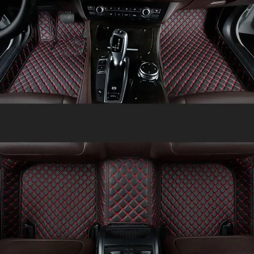 Vista 3 de Alfombrillas personalizadas para automóvil compatibles con todos los modelos, protegen el interior de tu vehículo de la suciedad y los desechos Beige