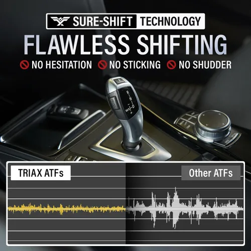 Vista 4 de TRIAX DX3 ATF - Compatible con la mayoría de aplicaciones GM Dexron III y Ford Mercon - Líquido para transmisión automática multiuso, optimizado