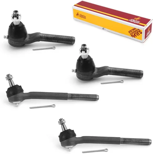 Vista 50 de Metrix Premium Chassis Parts - Kit de 4 piezas de extremos de barra de acoplamiento frontal exterior e interior compatible con Nissan Pathfinder