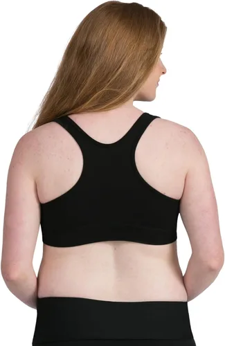 Vista 5 de Kindred Bravely Sujetador de enfermería con espalda cruzada de rizo francés para maternidadlactancia