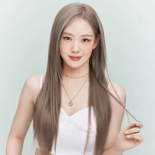 Vista 5 de eZn Tinte para el cabello con pudín (beige ceniza) - Tinte coreano