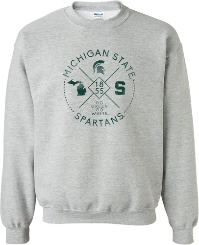 Vista 6 de Sello de identidad de la NCAA, cuello redondo de color del equipo, universidad, universidad