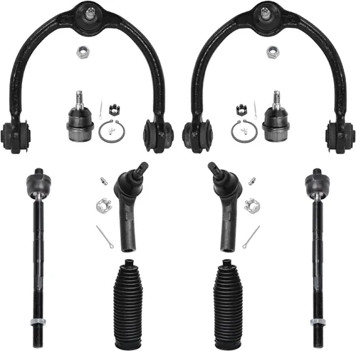 Vista 145 de Detroit Axle - Kit de suspensión delantera de 10 piezas para Chevrolet Trailblazer GMC Envoy 2002-2009 2003 2004 2005 2006 2007 2008 Brazos