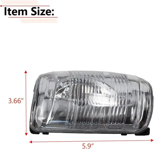 Vista 4 de RLB-HILON Lámpara de señal de giro para espejo lateral del conductor compatible con Ford Transit T150 T250 T350 2015 2016 2017 2018 2019 2020 2021