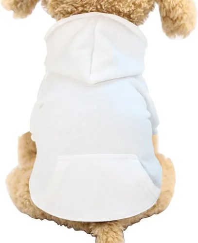 Vista 9 de Jecikelon Sudadera con capucha para perro de invierno con bolsillos, ropa cálida para perros pequeños, abrigo de Chihuahua, ropa de cachorro y gato