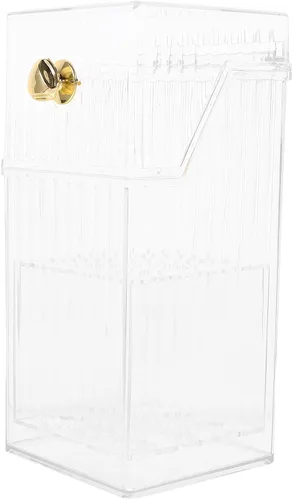 SMASOLO Cosmetics Brush Holder Cup Makeup Vanity Organizer Dustproof Desktop Makeup Brush Storage Container Pen Holder for Bathroom Dresser