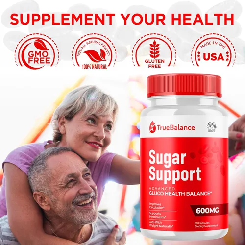 Vista 5 de Truebalance - Cápsulas True Balance - Píldoras de apoyo de glucógeno de máxima fuerza - True Balance Advanced Formula Glico Vitamin Capsule Maximum