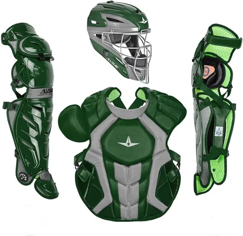 Vista 9 de All-Star S7 Axis for Adults - Baseball Catching Equipment Kit (Catching Helmet, Chest Protector, Leg Guards), NOCSAE Standard