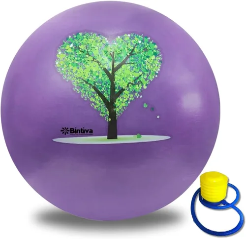 Vista 13 de Pelota de embarazo y parto, pelota de ejercicio de máxima estabilidad para escritorio, oficina y hogar