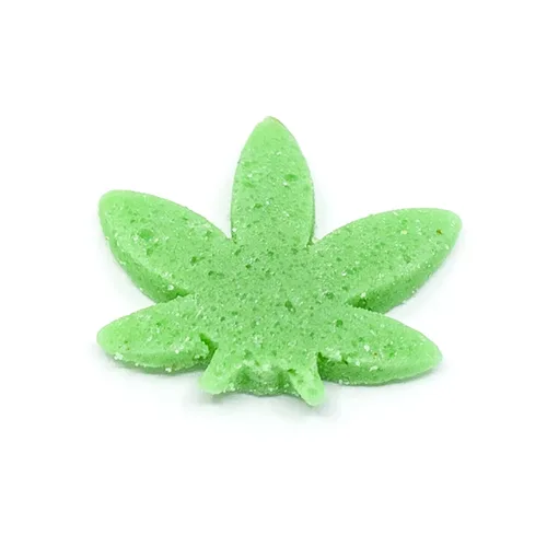 Vista 4 de The Sugar Lab Gránulos de hojas de cáñamo – Decoraciones comestibles de fiesta de marihuana – sin CBD y THC – Decoración de pasteles y cobertura
