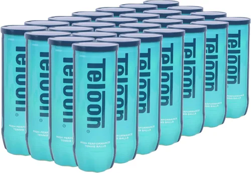 Vista 13 de Teloon Pelotas de Tenis para Campeonato - Extra Resistente - Pelotas de Tenis Presurizadas de Fieltro de Resistencia Regular
