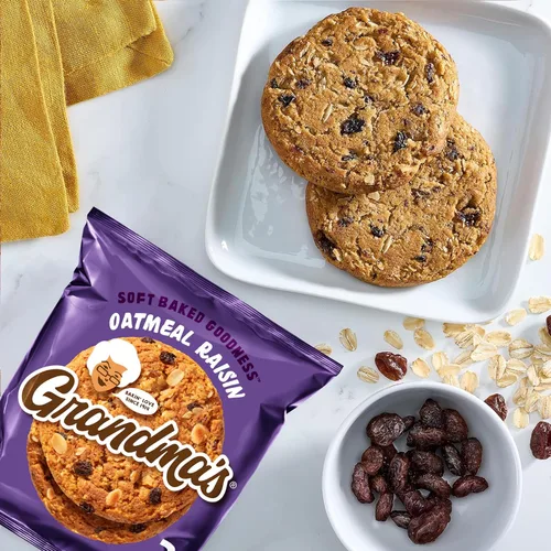 Vista 5 de Grandma's - Galletas de avena y pasas, 2.5 onzas (paquete de 60)