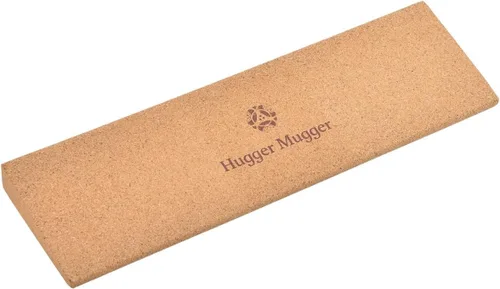 Hugger Mugger Cuña de corcho para yoga, tracción natural, soporte para articulaciones, duradera y estable, hecha de corcho renovable, ideal para