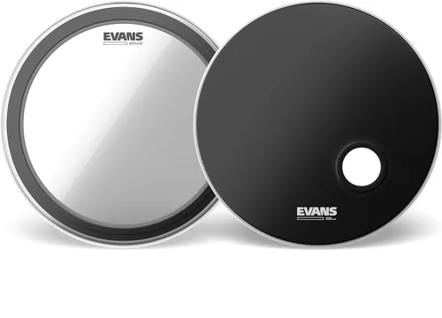 Vista 11 de Evans EMAD System - Paquete de bombo – Contiene 1 cabezal de bombo, 1 cabezal de tambor Reso, 2 anillos de amortiguación intercambiables y anillos