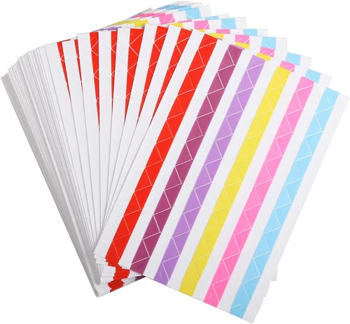 50 hojas de esquinas autoadhesivas para fotos, capacidad para 1275 fotos, 6 colores, 5100 unidades, calcomanías de esquina para montaje de fotos