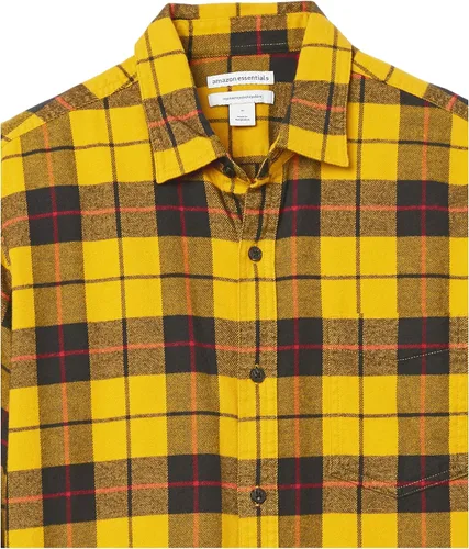 Vista 6 de Tienda Essentials - Camisa de franela para hombre, de manga larga