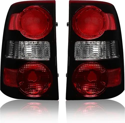 Vista 10 de HECASA Luces traseras compatibles con Ford Explorer 2006-2010 de repuesto para 6L2Z13404CA FO2819140 luces traseras halógenas para el lado