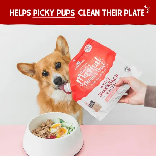 Vista 11 de Stella & Chewy's - Marie's Magical Dinner Dust - Premiun de comida para perros de tocino en polvo seco congelado con frutas y verduras orgánicas