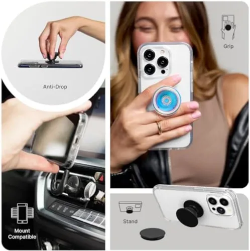 Vista 7 de PopSockets Variante gráfica de planta telefónica a base de plantas