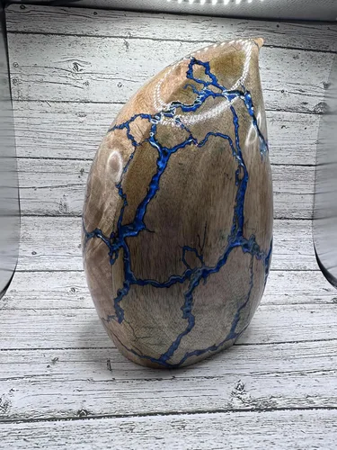 Vista 21 de Urnas de cremación de madera - Urnas Leagcy (corazón pequeño de recuerdo)