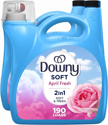 Vista 12 de Downy - Suavizante líquido para telas, April Fresh, 44 onzas líquidas, 60 cargas, suavizante líquido para ropa, acondicionador de telas
