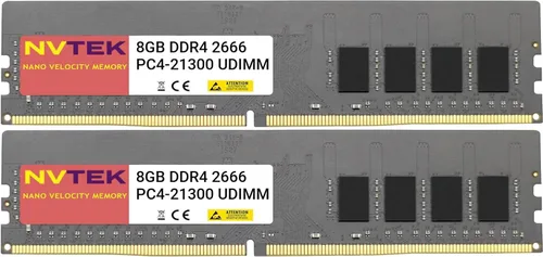 Vista 10 de 8 GB (1 x 8 GB) DDR4 2666 MHZ PC4-21300 UDIMM 1Rx8 1.2V CL19 288-PIN sin ECC sin búfer memoria de computadora de escritorio