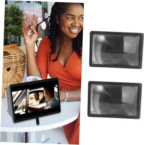 Vista 6 de Hemobllo Amplificador de pantalla de acrílico para teléfono 3D Lupa de pantalla plegable Videos Lupa Soporte