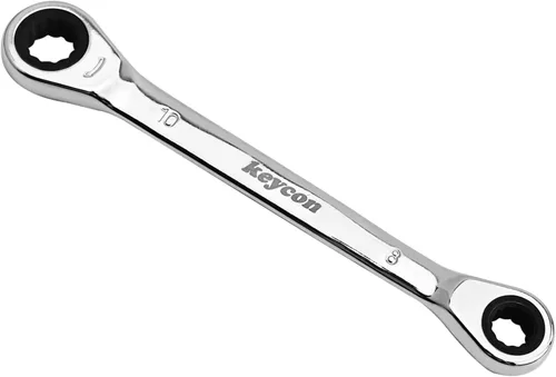 Vista 9 de Utoolmart Llave de trinquete, 0.315 in x 0.354 in extremo de caja doble métrica 1 unidad