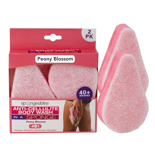 Vista 15 de Spongeables Anti-Cellulite Body Wash in a Sponge, Moisturizer and Exfoliator, 20+ Washes