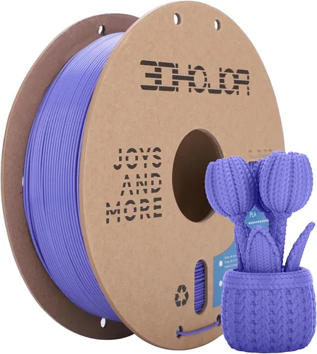 Vista 18 de 3DHoJor - Filamento PLA 1.75mm, Filamento para impresión 3D, Carrete de cartón de 2kg, Compatible con la mayoría de impresoras FDM, Precisión