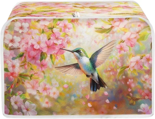 Vista 16 de Cubierta para tostadora de limón floral para horno tostador de pan de 2 rebanadas, protector de electrodomésticos pequeños a prueba de polvo