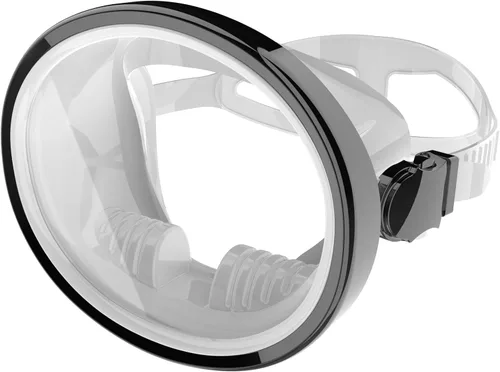 Vista 5 de Máscara de buceo Máscara de buceo Máscara de pesca submarina Máscara de agua de apnea de vidrio templado ovalada HD antivaho Gafas de buceo