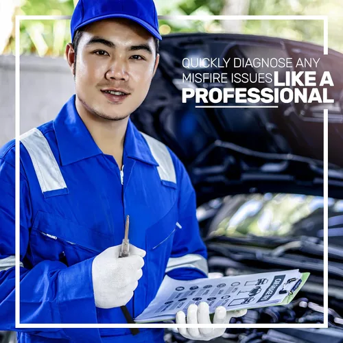 Vista 7 de Ram-Pro - Probador de chispas en línea, Motor de Enchufe de Encendido de 6 a 12 voltios, a prueba de tontos, herramienta de detección de diagnóstico