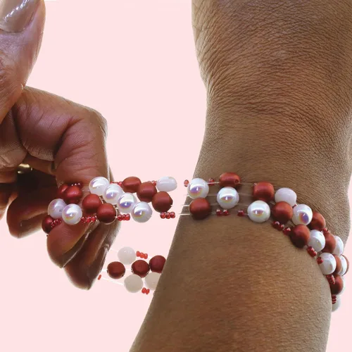 Vista 6 de Stretch Magic Cordón elástico para cuentas – Color negro, 0.020 in de diámetro, 32.8 ft (32 pies) – Cuerda fácil de anudar, fuerte y elástica