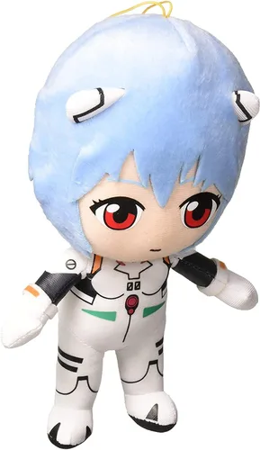 Vista 2 de Great Eastern Evangelion GE-52302 Rei Plugsuit - Peluche de peluche, 8 pulgadas, multicolor