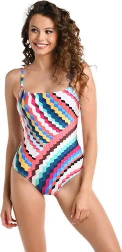 Vista 54 de La Blanca Bañador de una pieza Island Goddess para mujer con banda elástica lateral Manzana