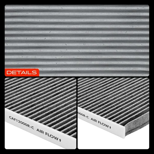 Vista 8 de Filtro de aire para cabina A-Premium con carbón activado compatible con Chrysler 200 2015-2017 y Jeep Cherokee 2014-2018, 2.4L 3.6L, Reemplazo #