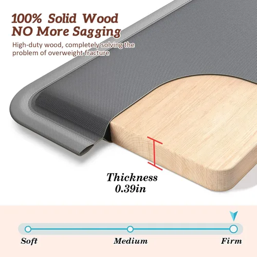 Vista 3 de Jin&Bao Soporte de cojín de sofá para flacidez, cojín de sofá de madera maciza resistente, soporte de 21 a 45 pulgadas para sofá biplaza, soporte