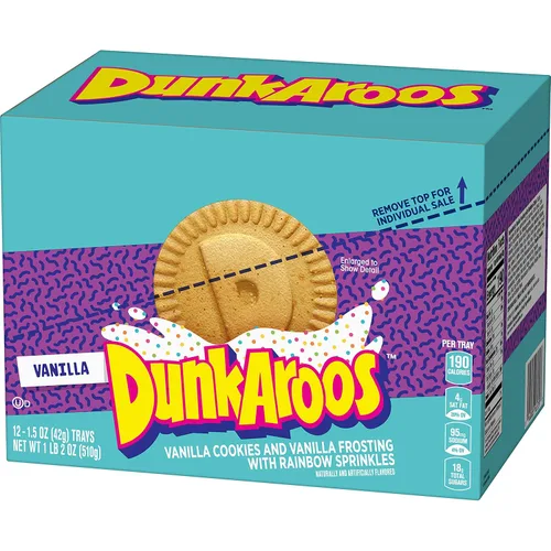 Vista 4 de DunkAroos - Galletas de chocolate y glaseado de chocolate doble, 6