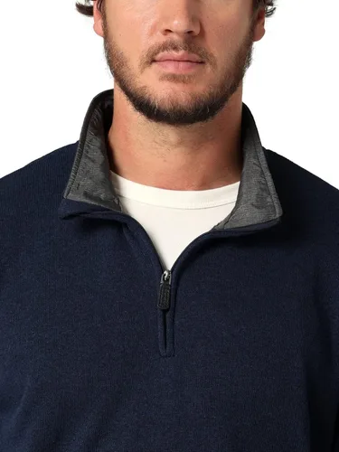 Vista 2 de Wrangler Authentics - Sudadera para hombre (forro polar, cierre de cremallera)