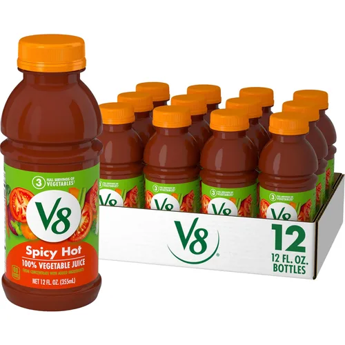Vista 7 de V8 Antioxidantes Original 100% Jugo Vegetal, Botella de 46 fl oz