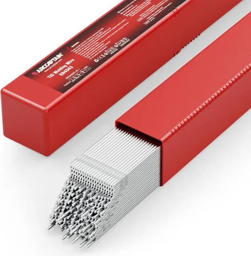 Vista 10 de ARCCAPTAIN Varilla de Soldadura TIG de Acero Suave ER70S-6, Varilla de Alambre de Relleno, 1/8" X 16", 5LB